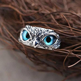 Zilveren Opal Uilen Charmsring – Ophelia