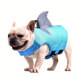 Reflecterende Shark Hondenzwempak – Veiligheidsvest voor Huisdieren met Handgreep en Verstelbare Riemen