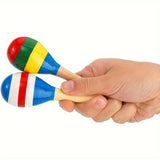 MelodyWood Houten Maraca - Speels Muziekinstrument voor Kinderen