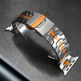 Kevanox Horlogeband | Horlogebandjes | Titanium Apple Watch band met luxe uitstraling