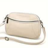 Classic Chic Leren Crossbody – Tijdloos en Functioneel