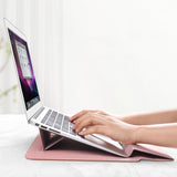 Opvouwbare beschermende tas–standaard 2-in-1 voor laptop | Premium hoes met standaardfunctie