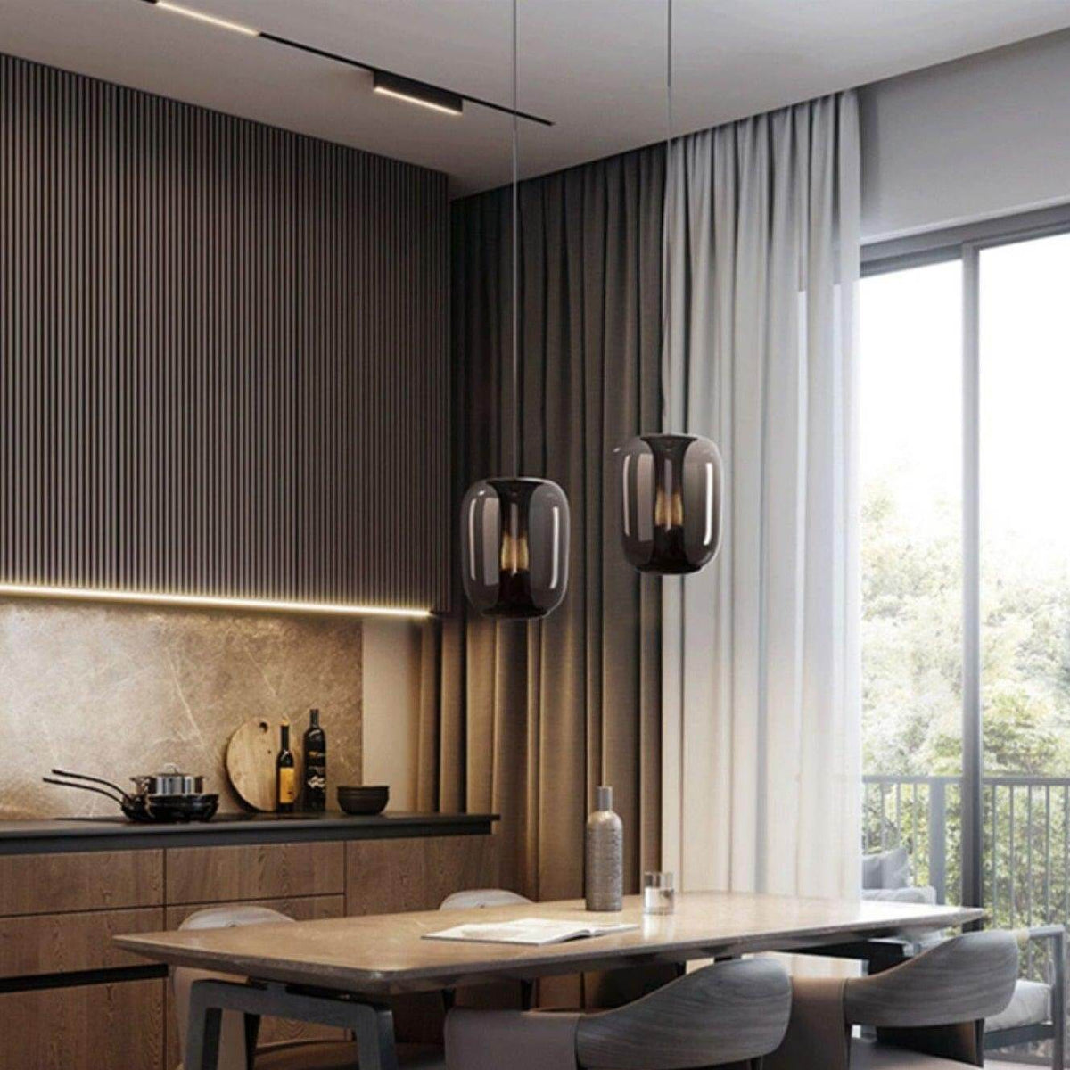Moderne Glazen Hanglamp - Stijlvol & Sfeervol