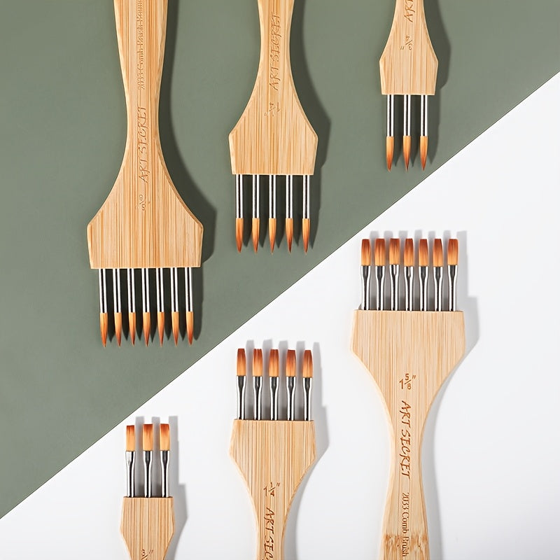 ArtSecret Multitandige Kammen Set – Creatief en Veelzijdig voor Schilderkunst