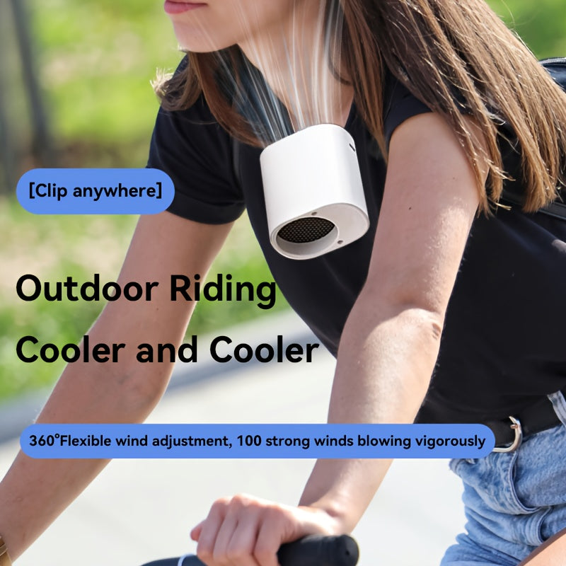 BreezeClip Mini Ventilator – Krachtige Koeling, Overal en Altijd