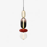 Moderne Hanglamp met Gekleurd Glas