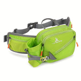Veelzijdige Hardloop Heuptas met Waterfleshouder – Duurzaam Nylon met Ritssluitingen voor Wandelen en Marathons
