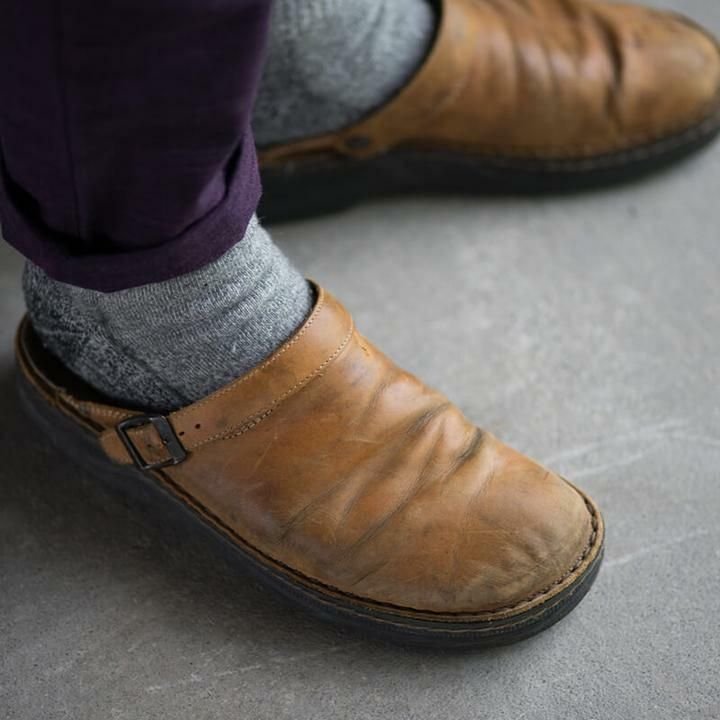 Orthopedische Leren Pantoffels voor Heren | Comfort & Ondersteuning voor Elke Dag
