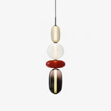 Moderne Hanglamp met Gekleurd Glas