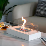 FlameGlow Bio-ethanol Tafelhaard – Draagbaar & Stijlvol voor binnen & buiten