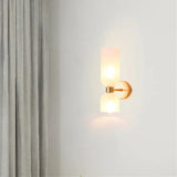 Elegante wandlamp met rookglas en gouden afwerking – dubbele lichtbron