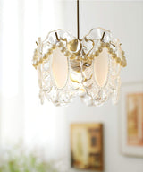 Bloemen Glas Hanglamp - Elegant Design