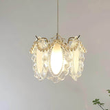 Bloemen Glas Hanglamp - Elegant Design