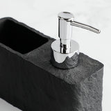 Steenlook Zeepdispenser met Sponshouder – Stijlvol en Praktisch voor Keuken of Badkamer