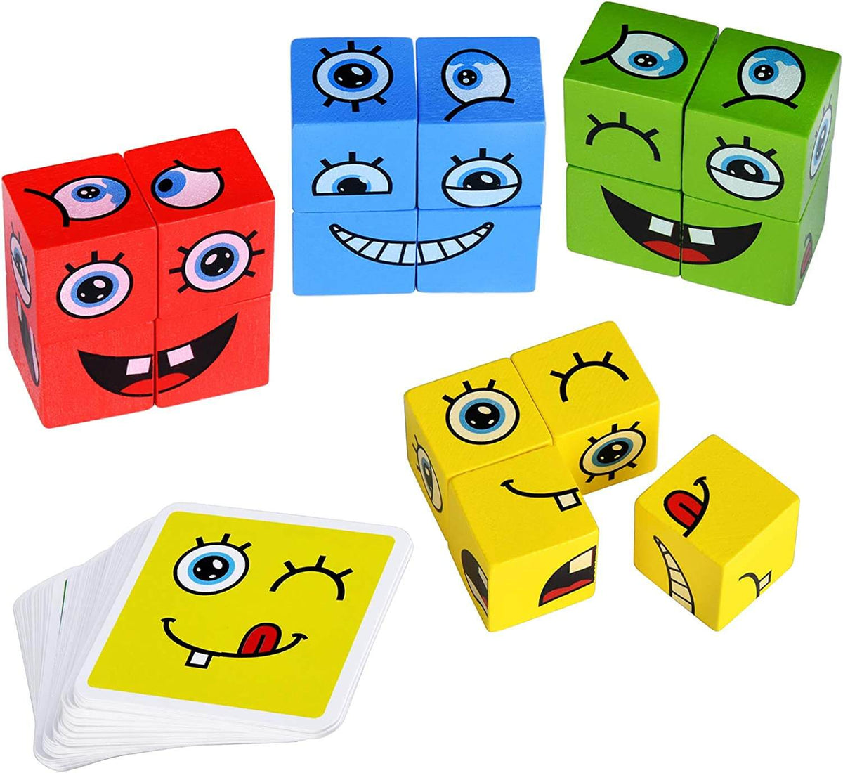 Interactief expressie-blokspel voor kinderen – MimikMatch