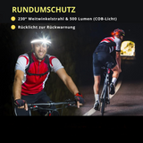 Krachtige hoofdlamp met breedstraal-LED – BrightBeam
