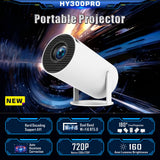 Slimme Mini Projector - Draagbare 180° Rotabele Projector voor Buitenfilms en Streaming