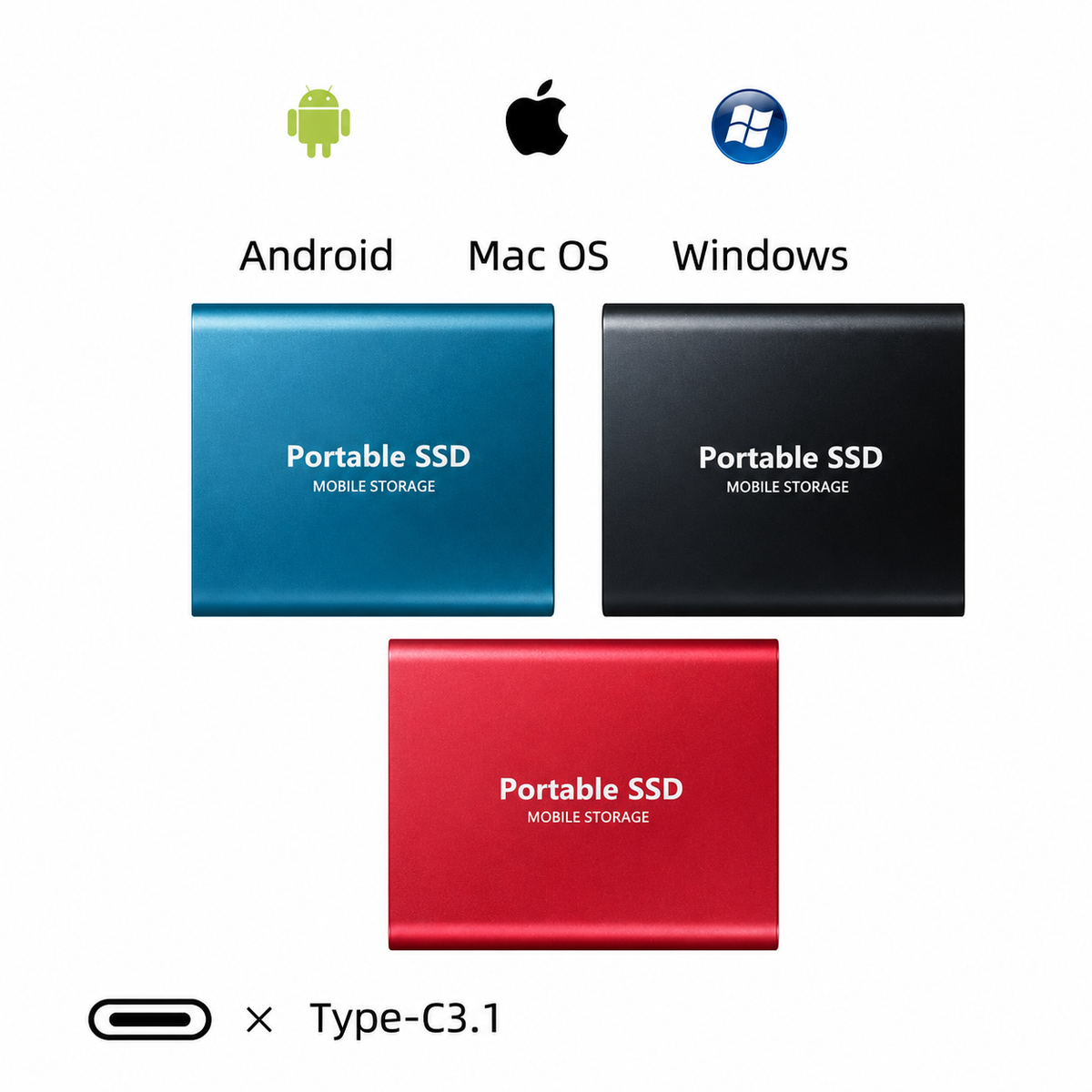 Hogepresterende externe SSD | Snelle, betrouwbare draagbare opslag