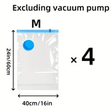Set Extra Grote Vacuum Opbergsakken – Herbruikbaar, Waterdicht en Ruimtebesparend