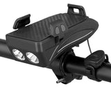 FietsPro 4-in-1 Telefoonhouder, Powerbank, Verlichting & Claxon
