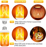 Vlam Effect Lamp - 9W Gesimuleerde Vlam Gloeilamp