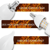 Vlam Effect Lamp - 9W Gesimuleerde Vlam Gloeilamp