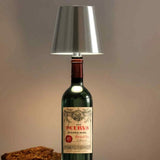 Flessenlicht | Fles als Tafellamp | Oplaadbare Tafellamp | Flessenstop | LumiFles