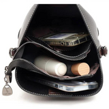 ShoulderBag: Echt Leer Niche Dames Schoudertas