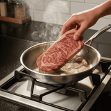 TitanForge Premium Koekenpan | Hittebestendige Antiaanbak Titanpan voor alle kookplaten