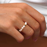 Oceaan-Parelenring voor Dames – Pearl
