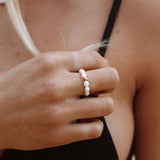 Oceaan-Parelenring voor Dames – Pearl