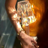 GlimmerLux - Elegante tafellamp van kristal met touch dimmer