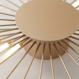 Moderne LED plafondlamp - minimalistisch ontwerp in zonnestraalstijl
