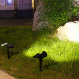 Zonne-reflector tuinlamp LED met schemerschakelaar