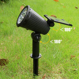 Zonne-reflector tuinlamp LED met schemerschakelaar
