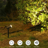 Zonne-reflector tuinlamp LED met schemerschakelaar