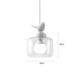 Vogel geïnspireerde Hanglamp – Speelse Elegant met Warme Verlichting
