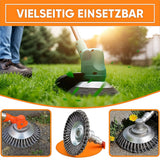 Grassnijder voor in de tuin | Onkruidschijf en stalen borstel | TuinFix