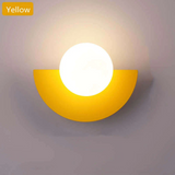 Metallische Halve Maan Wandlamp - LunaMetal