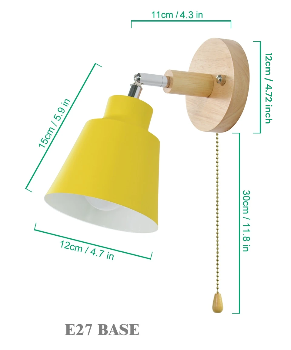 Wandlamp met Trek-schakelaar - TwistGlow