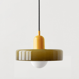 Geometrische Bauhaus Plafondlamp in Glas