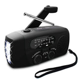 StormGuard - Noodradio met zwengel en zonnepaneel en powerbank