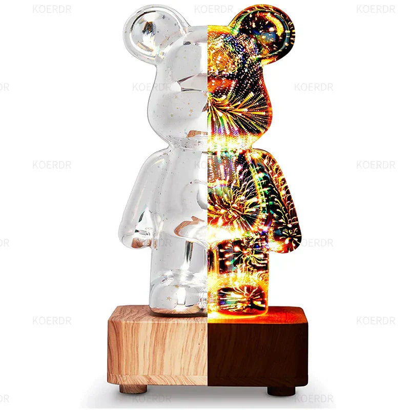 Magische 3D-Vuurwerkprojector Lamp - StarBear