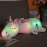 Lunacorn Verlicht Eenhoorn | Knuffelige Pluche Vriend | Regenboog-LED's | Perfect Cadeau voor Kinderen