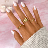 Stijlvolle Vertakte Ring – Nora