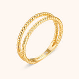 Vlecht Dubbele Ring - Lina