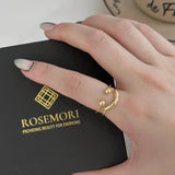 Smiley Verstelbare Ring – Mila