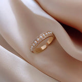 Luxueuze Gouden Ring met Parel – Martina