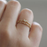 Luxueuze Vlinder Ring met Fonkelende Zirkonia – Aurielle