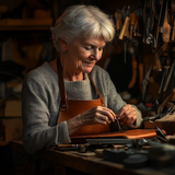 Vintage-Stijl Vegan Leren Schoudertas - Marivelle
